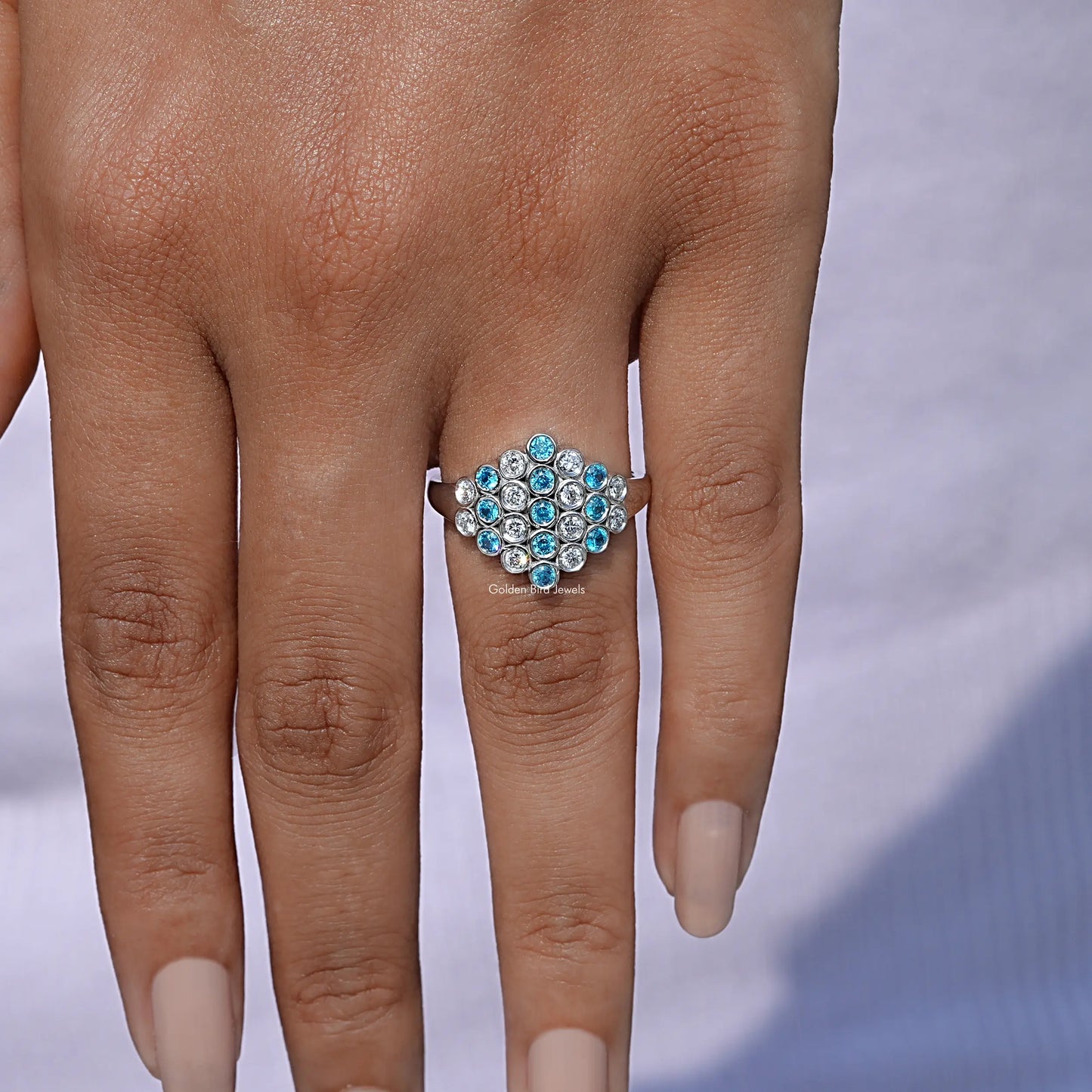 Round Cut Lab Diamond Engagement ring