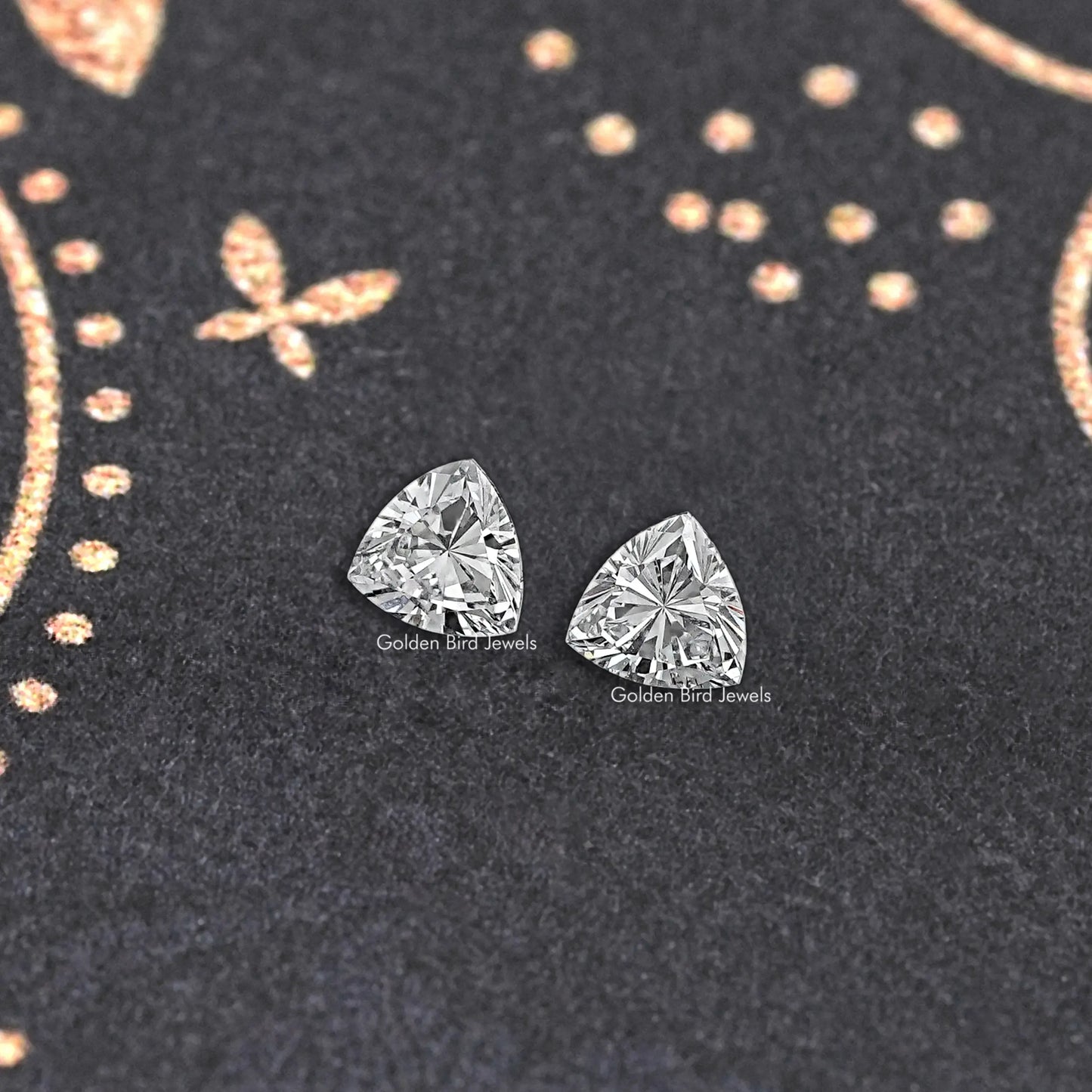 Loose Trillion Cut Lab Grown Diamond Pair