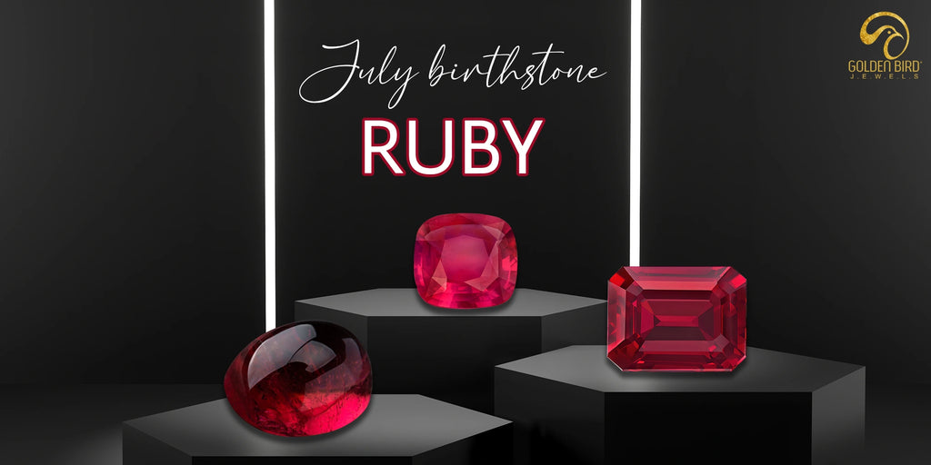 [Ruby: July Birthstone - History, Meaning, Types, and Care Tips]-[goldenbirdjewels]
