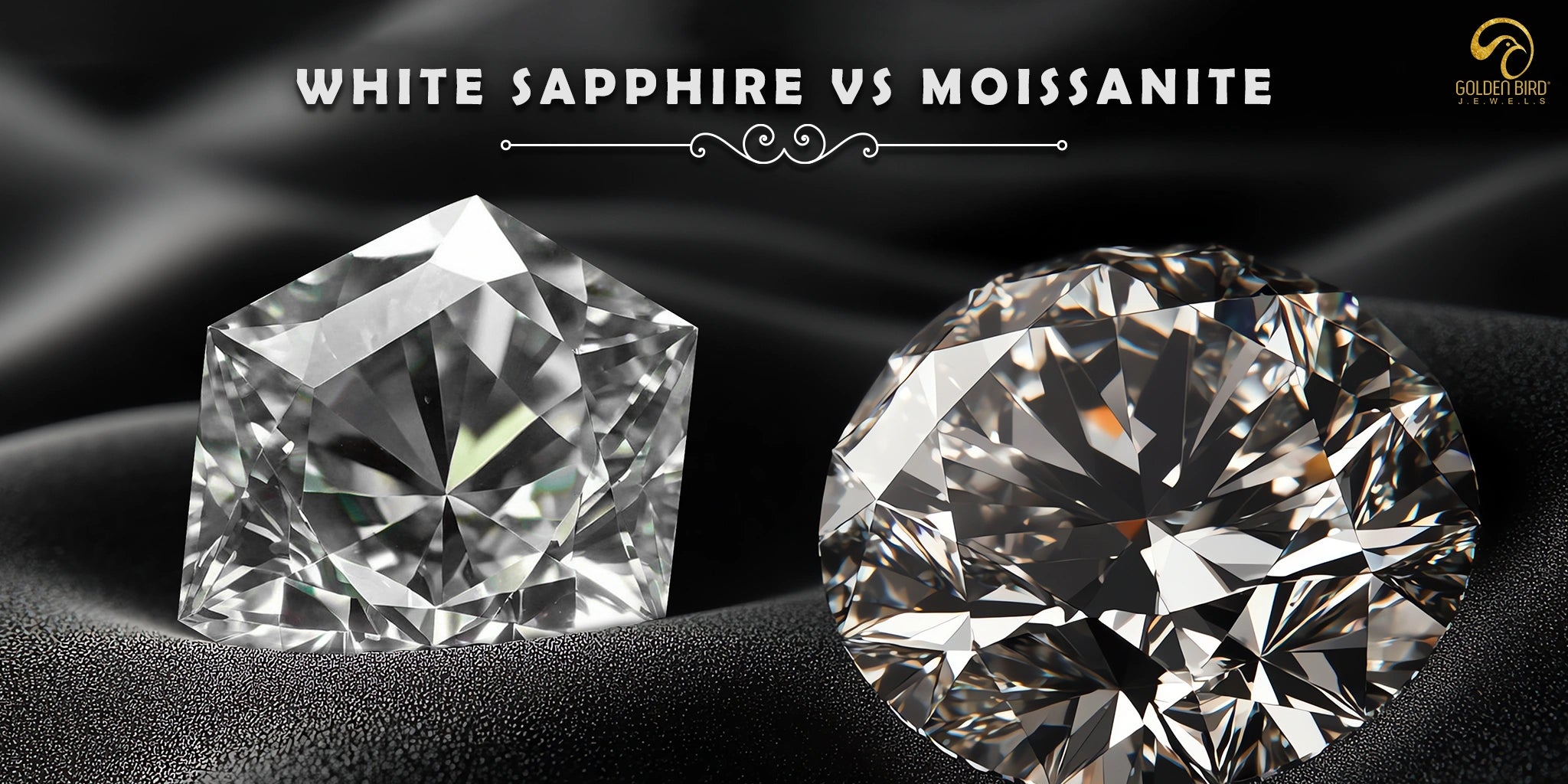 Moissanite vs White Sapphire