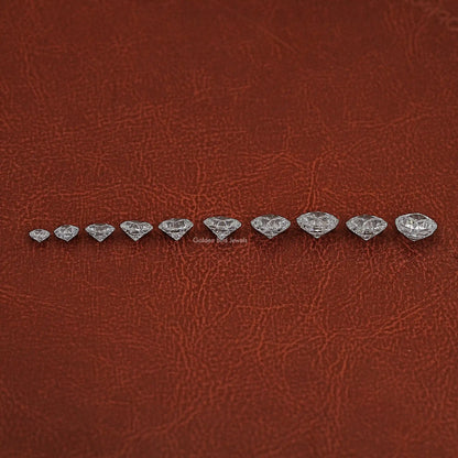 View of Cushion Cut Loose Lab Grown Diamond