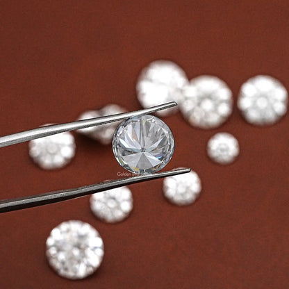 View of Round Cut Lab Grown Loose Diamond
