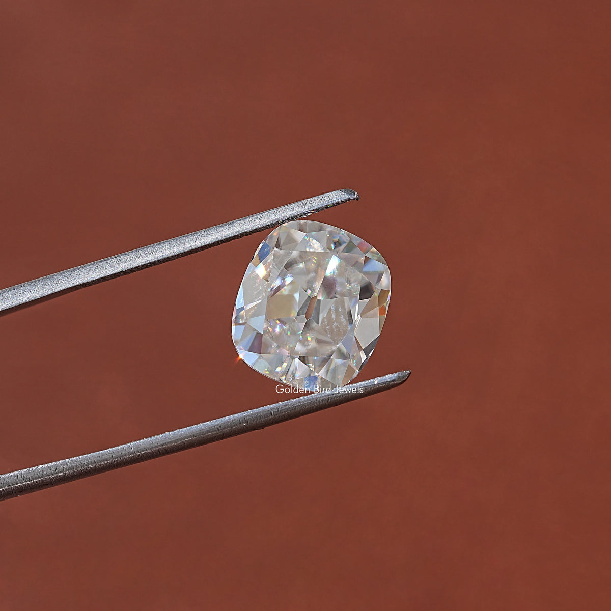 [Moissanite Cushion Cut Loose Stone]-[Golden Bird Jewels]