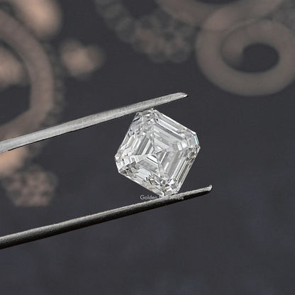 Asscher Cut Lab Grown Loose Diamond