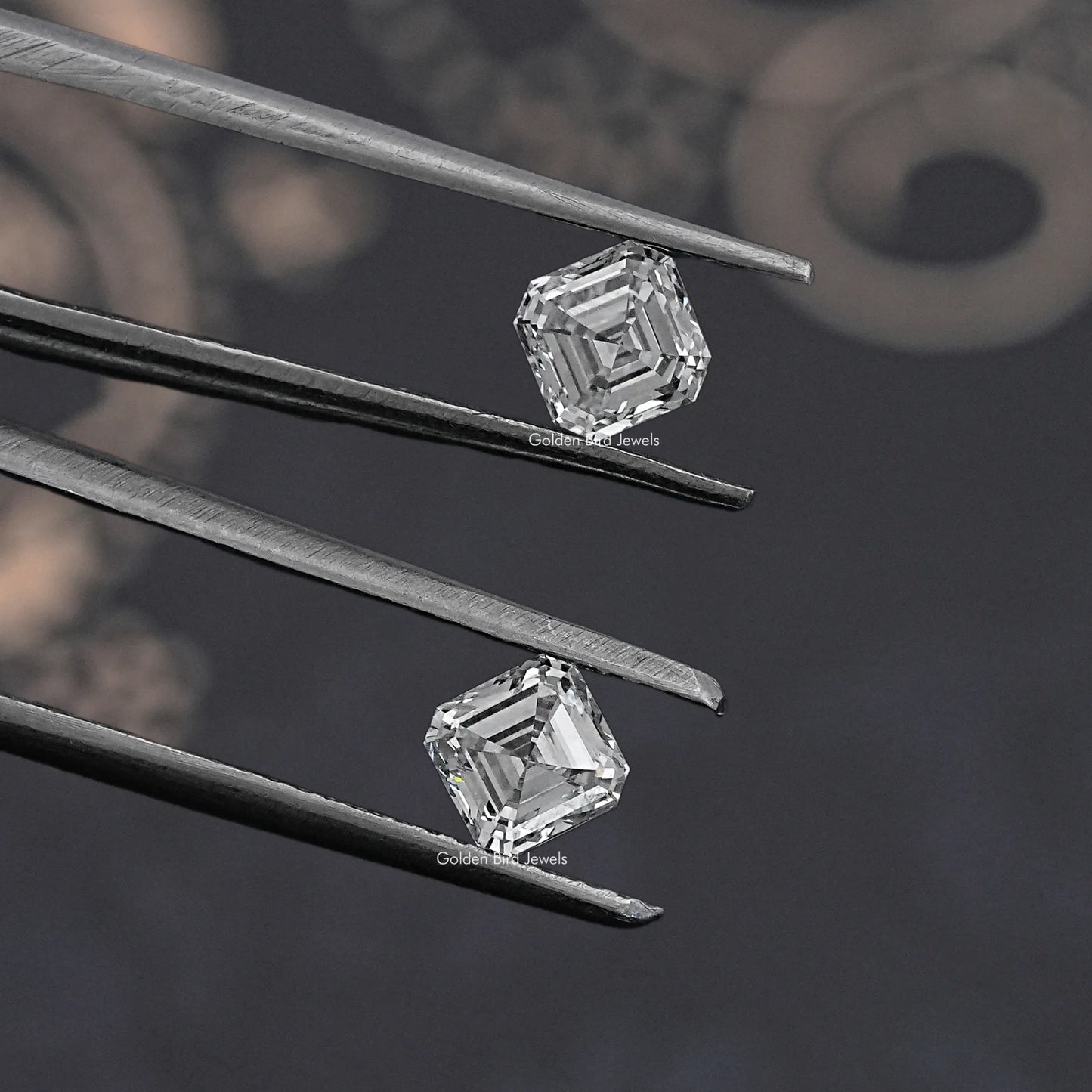 Asscher Cut Lab Grown Diamond Pair