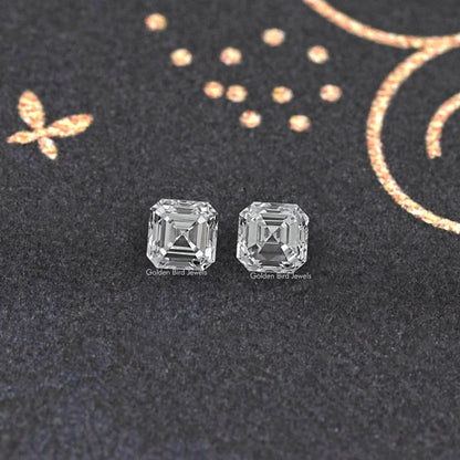 Asscher Cut Lab Grown Diamond Pair
