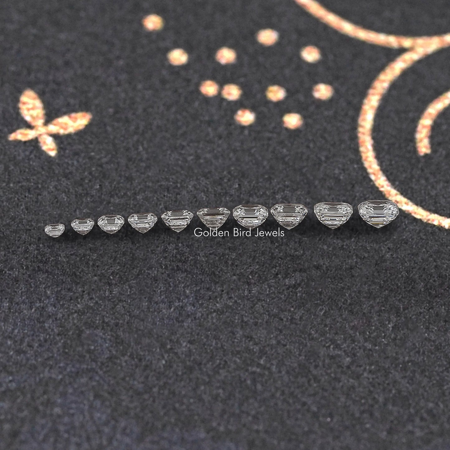 Asscher Cut Lab Grown Loose Diamond