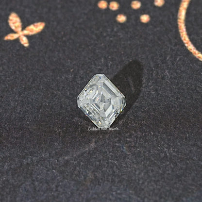 2.85 CT Off White Asscher Moissanite Loose Stone