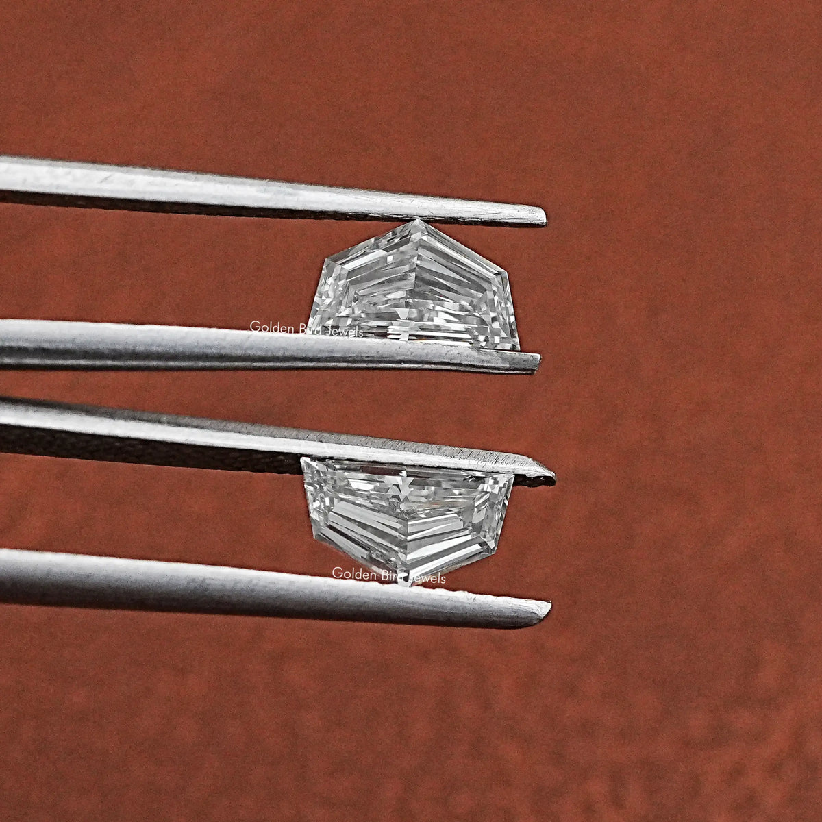 Cadillac Shaped Lab Grown Loose Diamond Pair