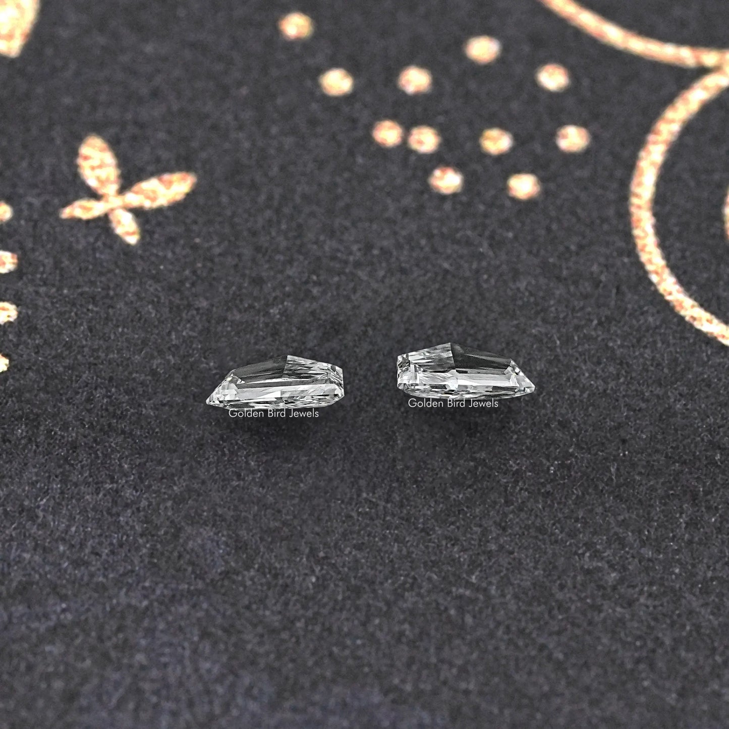 Cadillac Shaped Lab Grown Loose Diamond Pair