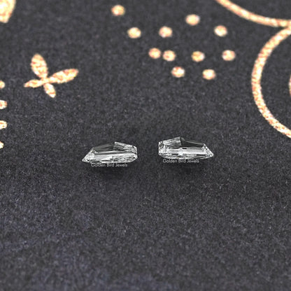 Cadillac Shaped Lab Grown Loose Diamond Pair