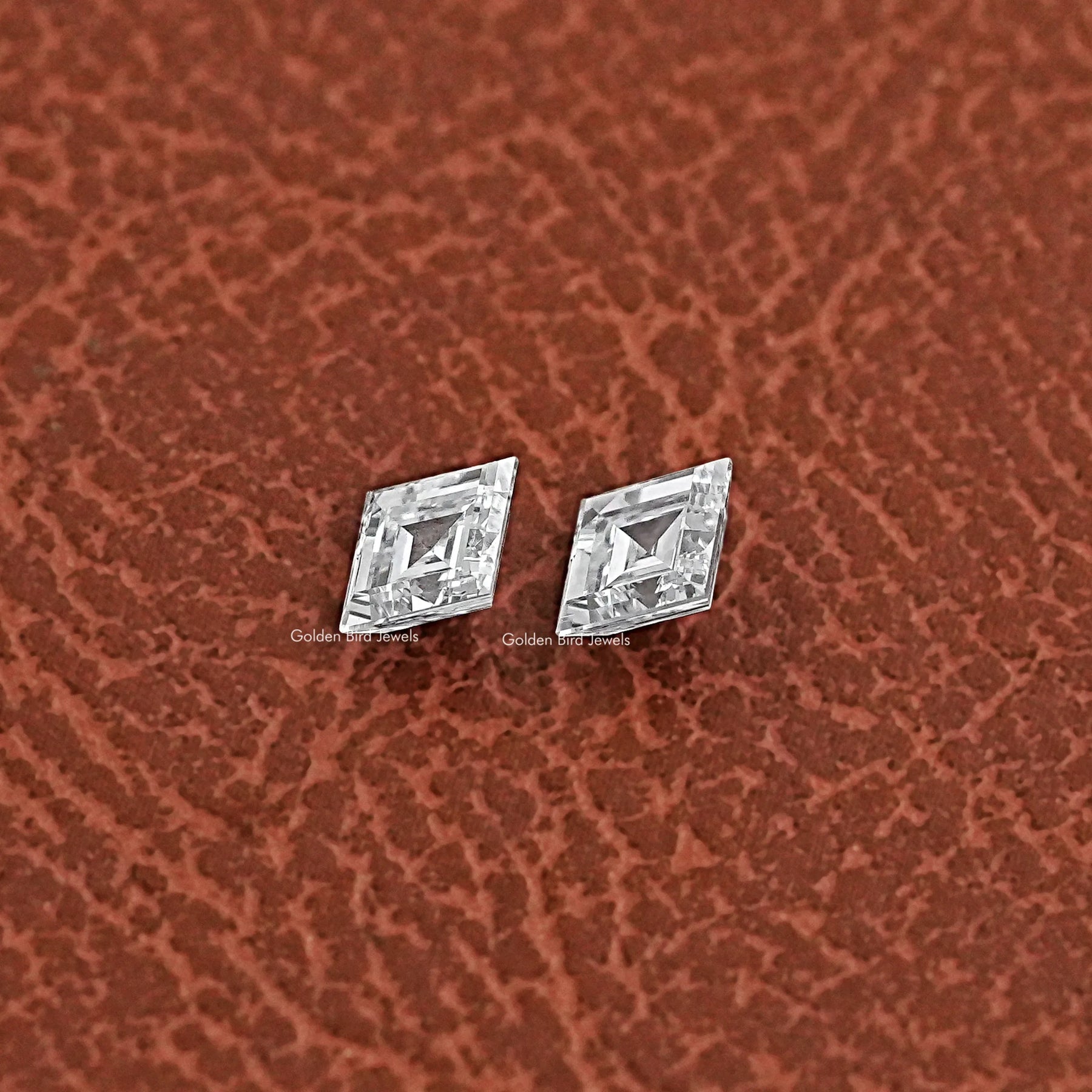 Carre Cut Lab Diamond Matching Pair