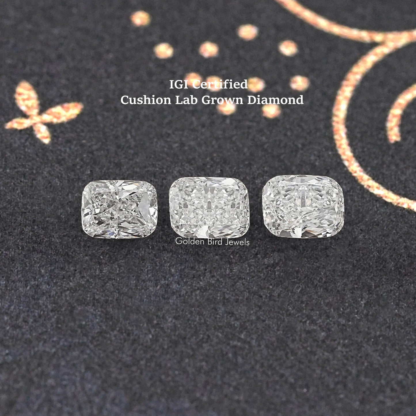 IGI Certified Elongated Cushion Cut Loose Diamond
