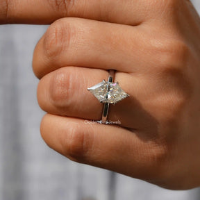 Dutch Marquise Cut Hidden Halo Ring