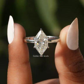 Dutch Marquise Cut Hidden Halo Ring