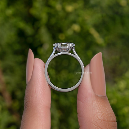 Dutch Marquise Moissanite East West Solitaire Ring