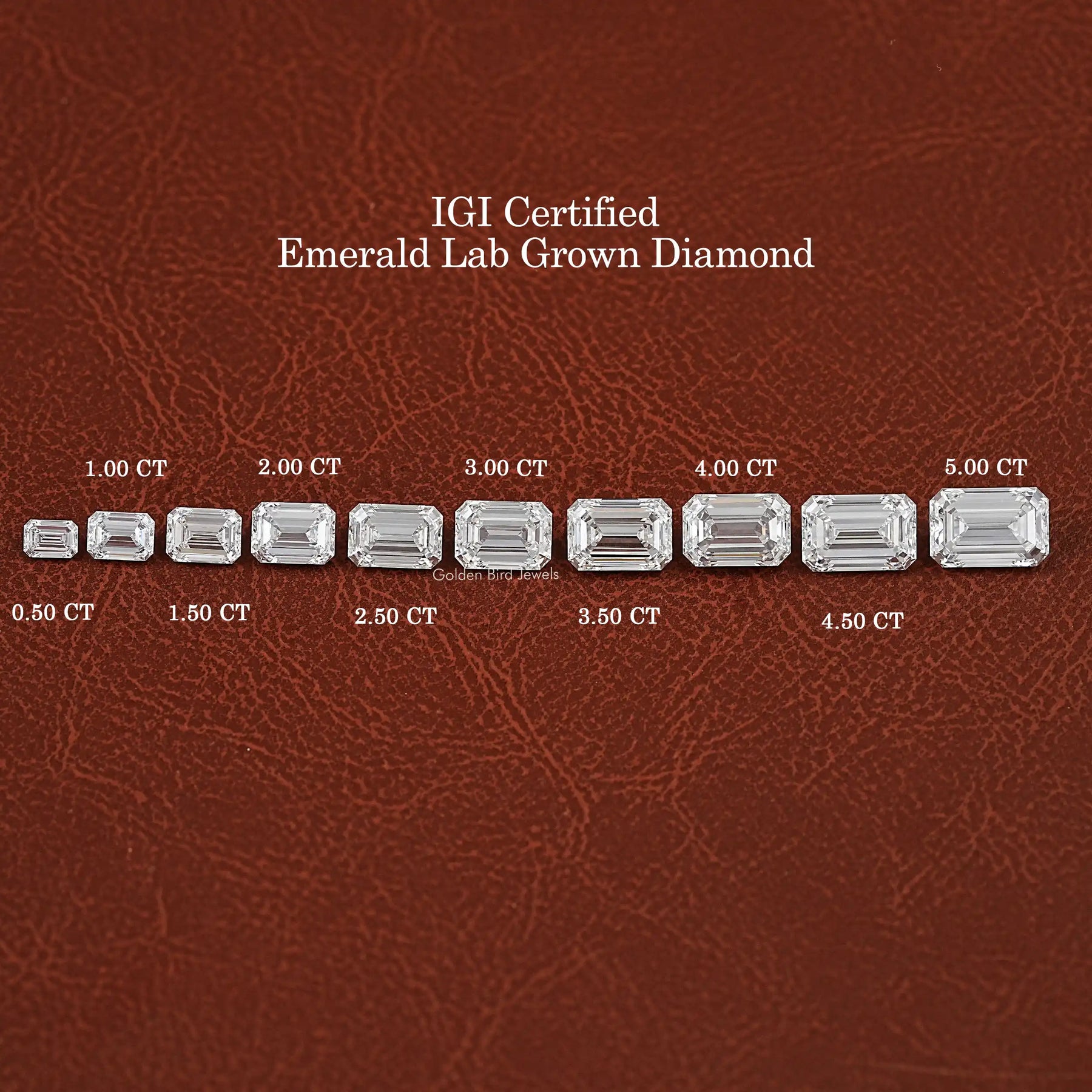 Emerald Cut Lab Grown Loose Diamond