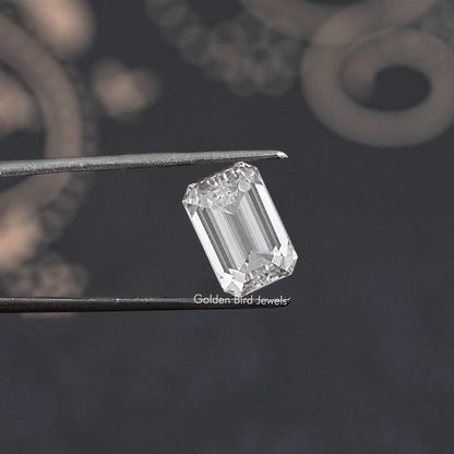 Emerald Cut Lab Grown Loose Diamond