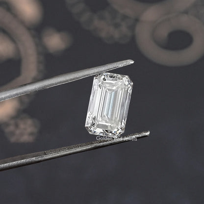Emerald Cut Lab Grown Loose Diamond
