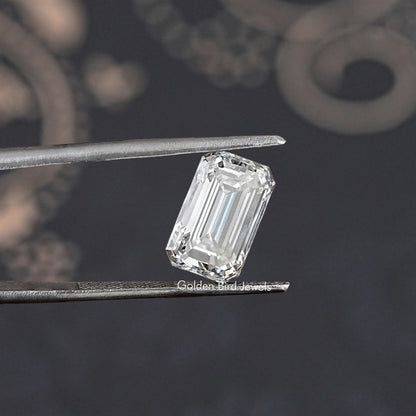 Emerald Cut Lab Grown Loose Diamond