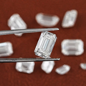 Emerald Cut Lab Grown Loose Diamond