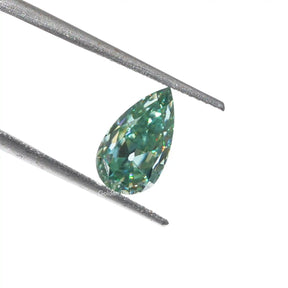 [Old Mine Pear Loose Moissanite Stone]-[Golden Bird Jewels]