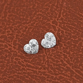 Heart Shaped Loose Diamond Matching Pair