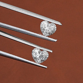 Heart Shaped Loose Diamond Matching Pair