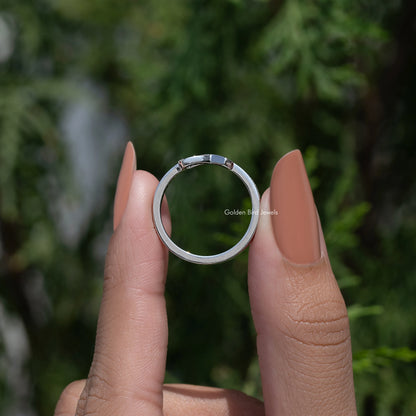 Round Cut Moissanite Hope Ring