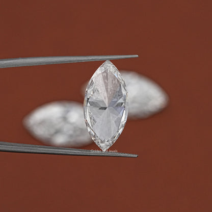 IGI Certified Marquise Cut Lab Loose Diamond