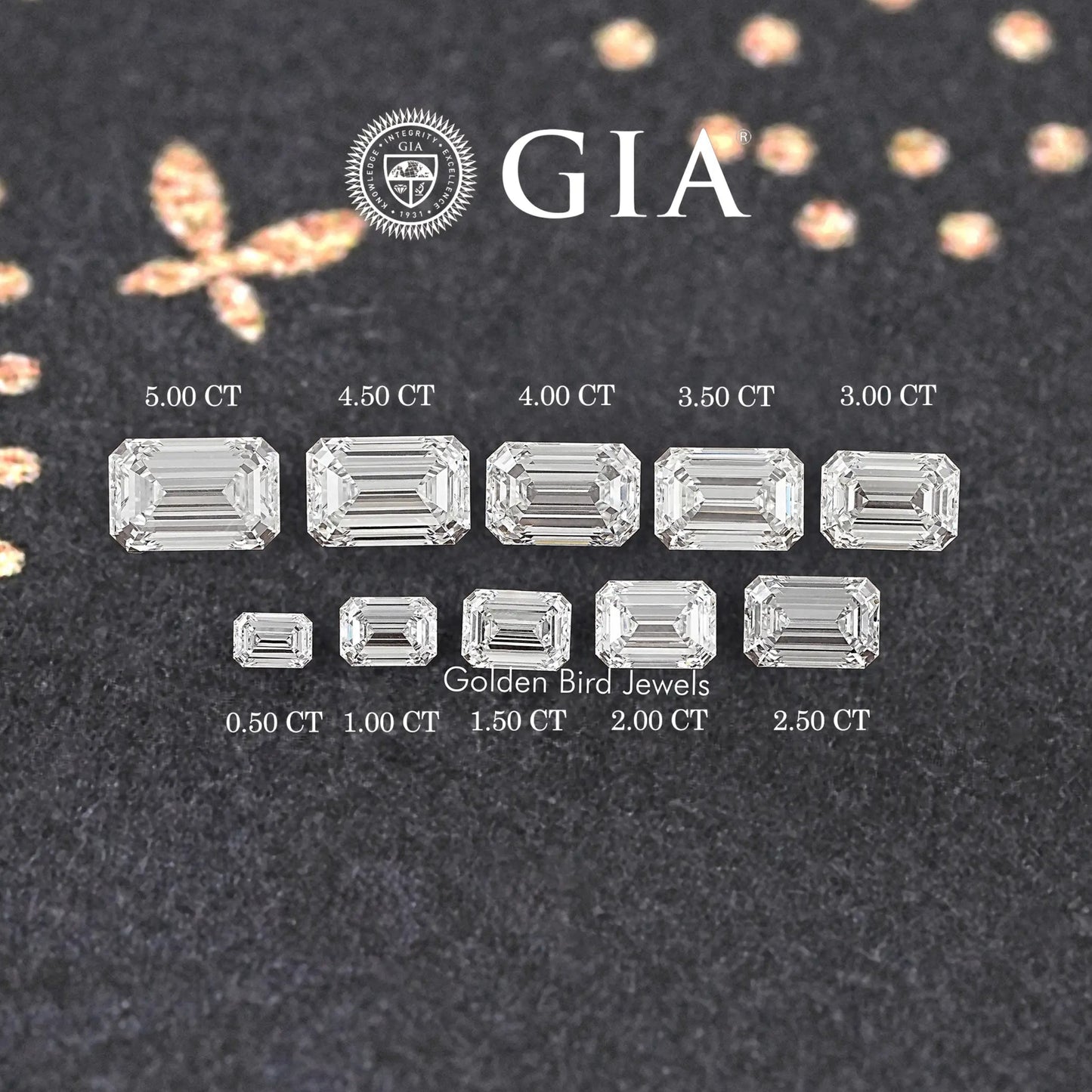 GIA Certified Emerald Loose Lab Diamond