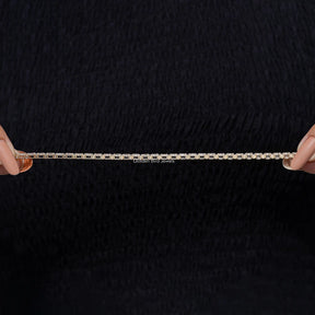 Lab Grown Diamond Marquise Tennis Bracelet