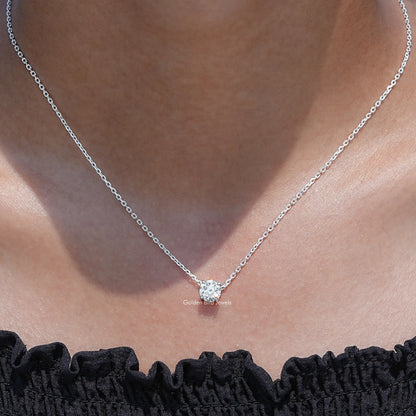 [Old European Round Cut Pendant]-[Golden Bird Jewels]