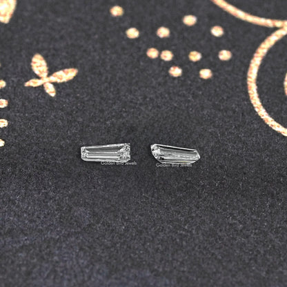 Tapered Baguette Cut Loose Lab Diamond Pair