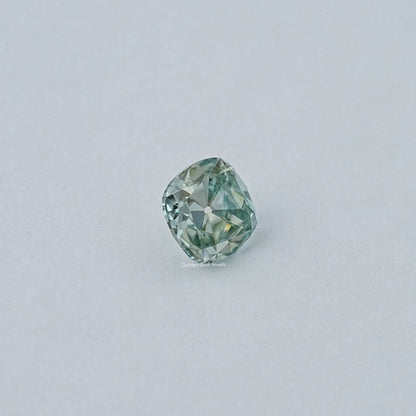 Light Blue Old Mine Cushion Loose Moissanite