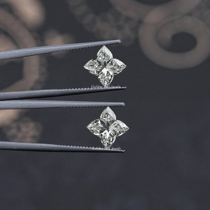 Flower Lily Cut Lab Grown Diamond