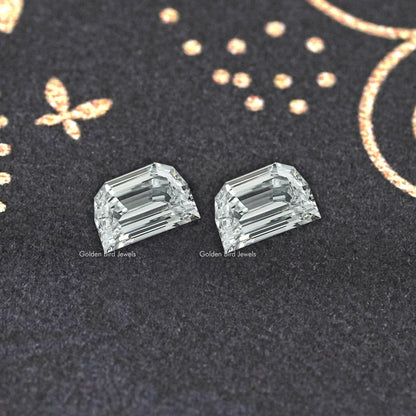 Step Cut Half Moon Lab Grown Diamond