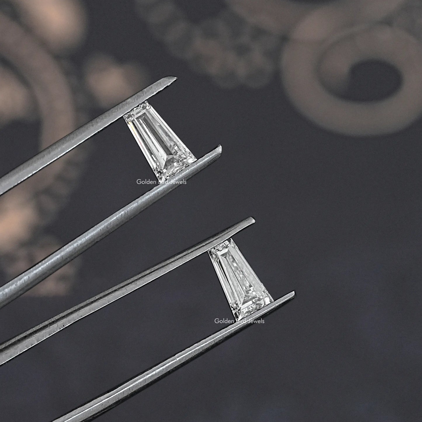 Tapered Baguette Cut Loose Lab Diamond Pair