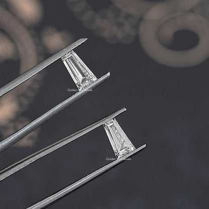 Tapered Baguette Cut Loose Lab Diamond Pair