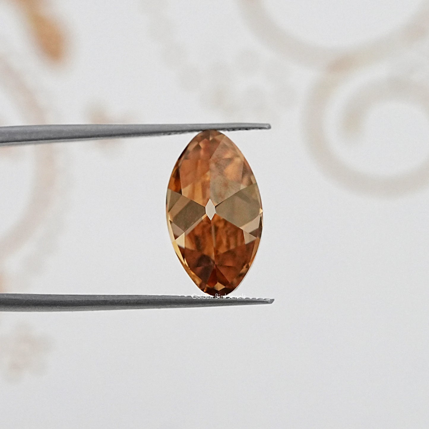 Detailed View Of Old Mine Moval Cut Loose Moissanite Stone