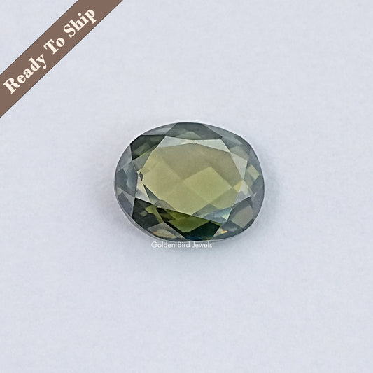 Rose Cut Oval Moissanite Loose Stone
