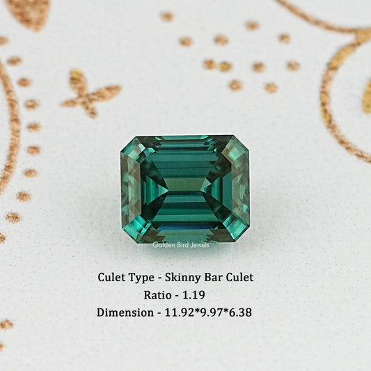 Emerald Cut Loose Moissanite Stone
