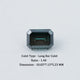 Dark Green Old Mine Emerald Cut Loose Moissanite