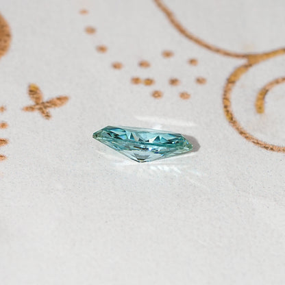 Blue Marquise Cut Moissanite Loose Stone