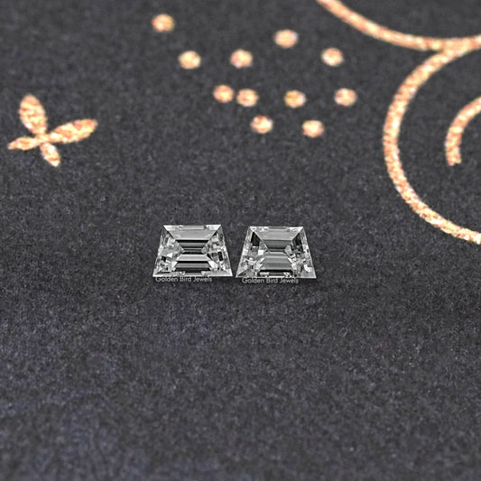 Step Cut Trapezoid Lab Diamond Matching Pair