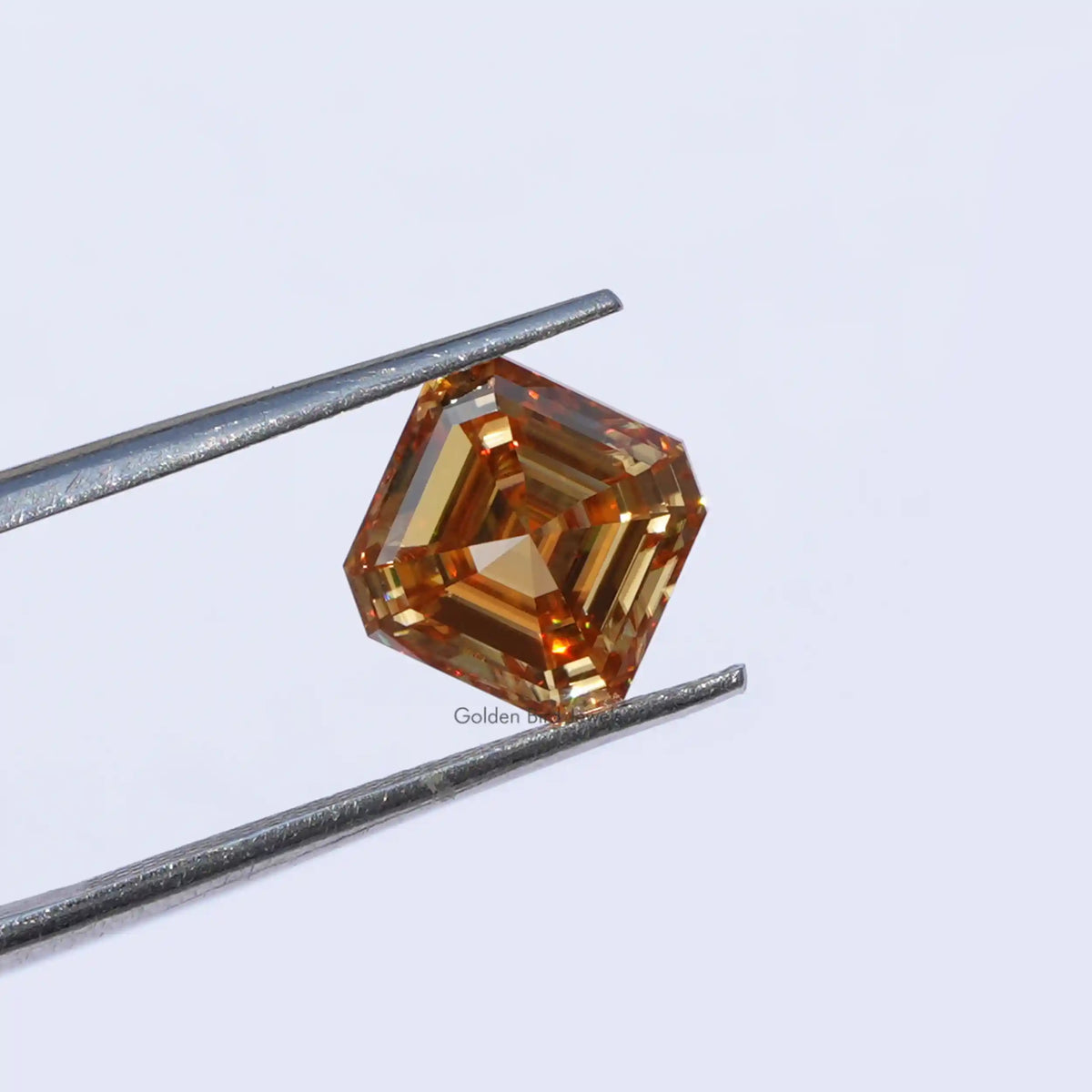 [Moissanite Asscher Cut Loose Stone]-[Golden Bird Jewels]