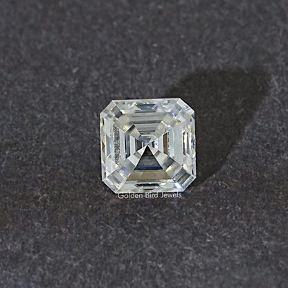 2.85 CT Off White Asscher Moissanite Loose Stone