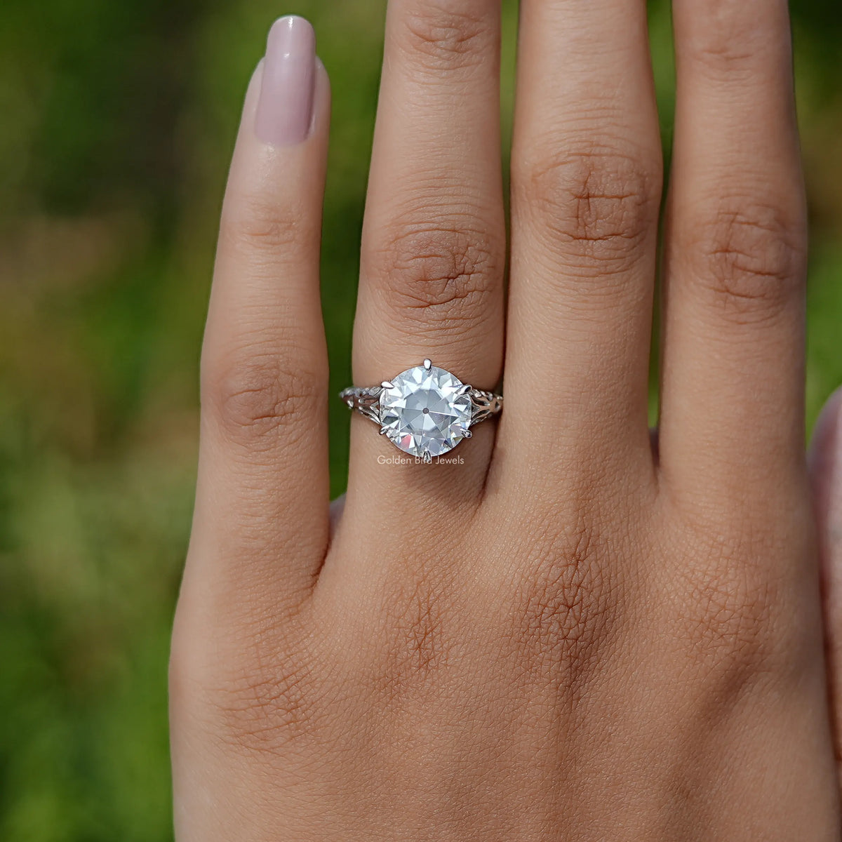 European Rings Type Old European Round Cut Vintage Ring – goldenbirdjewels