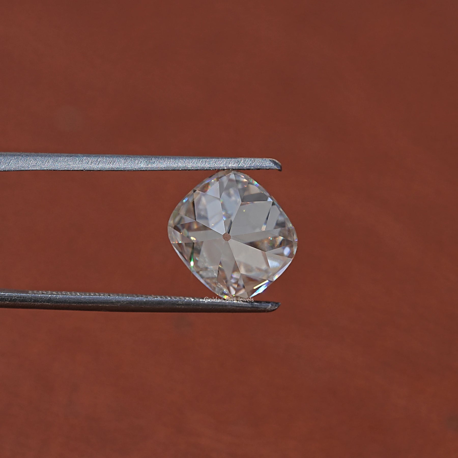 [Old Mine Cushion Cut Loose Stone]-[Golden Bird Jewels]