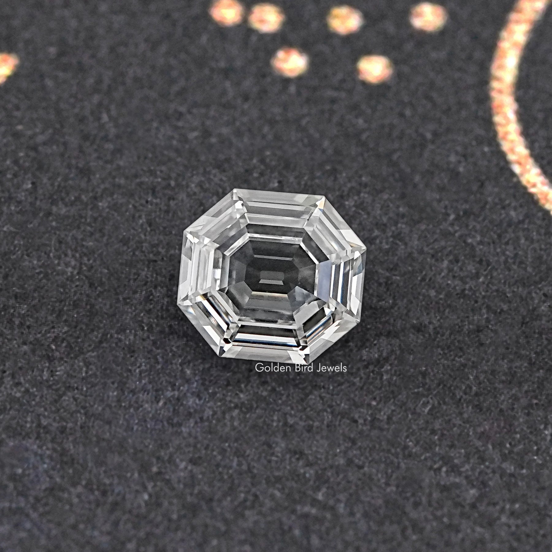 Old Mine Hexagon Cut Lab Grown Diamond